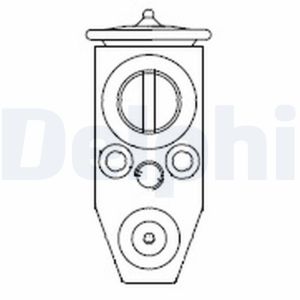 Válvula de expansão, ar condicionado DELPHI CB1016V