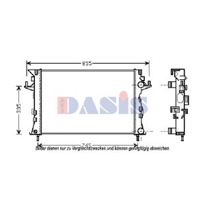 Motorkühler AKS DASIS 180076N