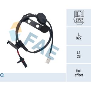 Sensor de velocidad, ABS FAE 78746