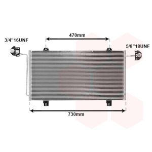 Condenseur (climatisation) VAN WEZEL 43005278