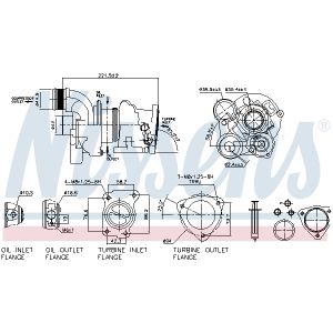 Supercharger, drukvulling NISSENS 93154