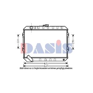 Motorkühler AKS DASIS 140370N