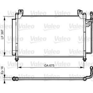 A/C-kondensor VALEO 814235