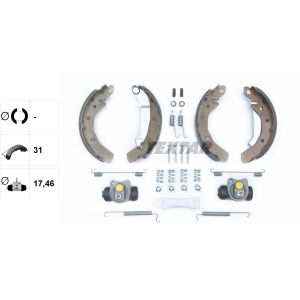 Bremsbackensatz TEXTAR 83054000