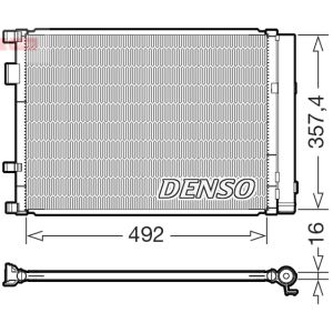 Condenseur, climatisation DENSO DCN43020