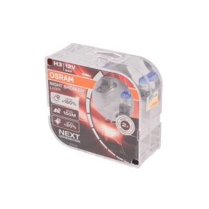 Lâmpada de halogéneo OSRAM H3 Night Breaker Laser 12V/55W, 2 Peça