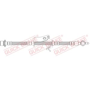 Flexible de frein QUICK BRAKE 50.727