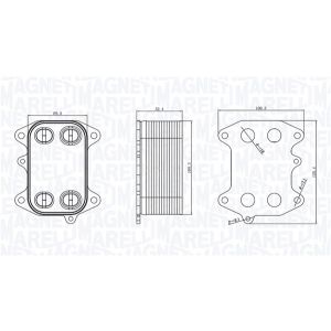 Behuizing, oliefilter MAGNETI MARELLI 350300003300