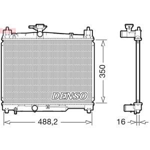 Arrefecedor do motor DENSO DRM50101