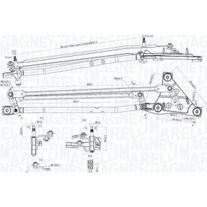 Wischergestänge MAGNETI MARELLI 085570738010