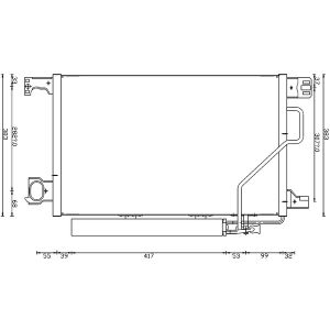 Condensatore, impianto di climatizzazione MAHLE AC 662 000S