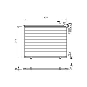 Condenseur (climatisation) VALEO 822762