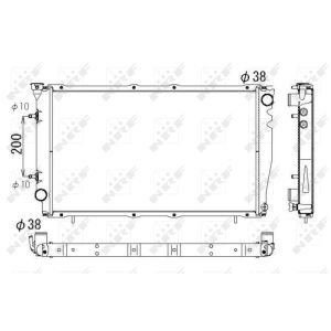 Radiator, motorkoeling NRF 53326