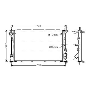 Motorkühler AVA COOLING FDA2411