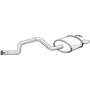 Endschalldämpfer BOSAL 281-043