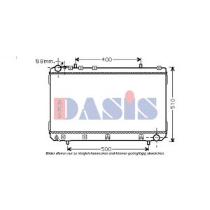 Raffreddatore motore AKS DASIS 520105N