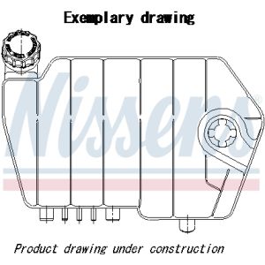 Ausgleichsbehälter, Kühlmittel NISSENS 996076