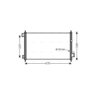 Condenseur, climatisation AVA COOLING HD5229 AVA