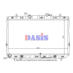 Motorkühler AKS DASIS 560027N