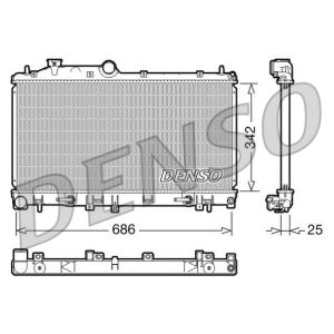 Moottorin jäähdytin DENSO DRM36005
