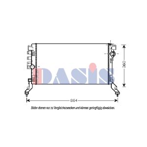 Motorkühler AKS DASIS 180071N