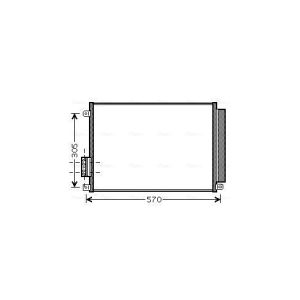 Condensador, sistema de ar condicionado AVA COOLING FT5347D