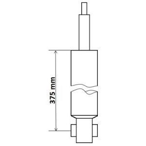 Stoßdämpfer KYB 3438025
