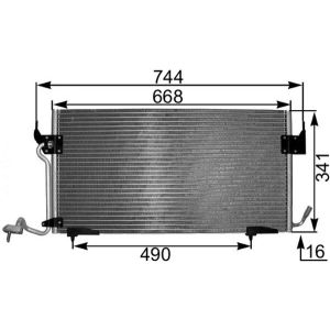 Condenseur (climatisation) MAHLE AC 342 000S