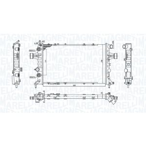 Raffreddatore motore MAGNETI MARELLI 350213194600