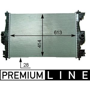 Raffreddatore motore MAHLE CR 2121 000P