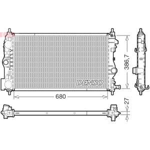 Kühler, Motorkühlung DENSO DRM20078