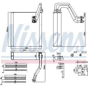 Verdamper, airconditioning NISSENS 92427