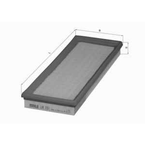 Innenraumfilter MAHLE LA 151