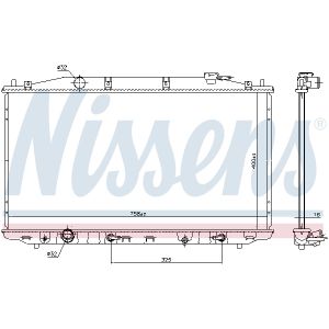 Radiator, motorkoeling NISSENS 68138