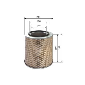 Luftfilter BOSCH FILTRY 1 457 433 735