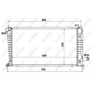 Radiator, motorkoeling NRF 53189