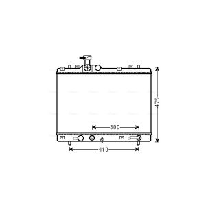 Arrefecedor do motor AVA COOLING SZ2138