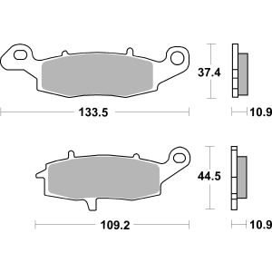 Pastilha de travão BREMBO 07KA15SP