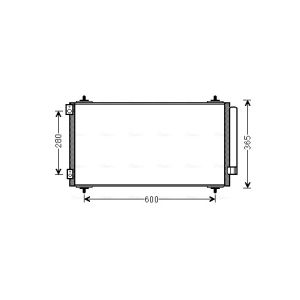 Condensador, sistema de ar condicionado AVA COOLING CNA5271D