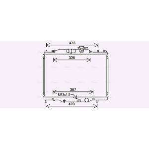 Raffreddatore motore AVA COOLING MZ2291