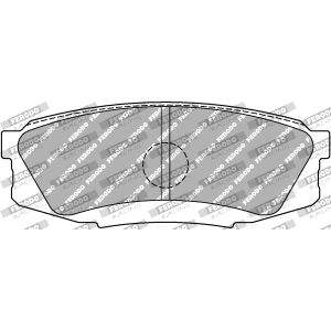 Jogo de pastilhas de travão de alto rendimento FERODO FDSE4230
