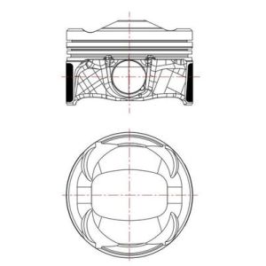 Kolben MAHLE 039 PI 00134 002
