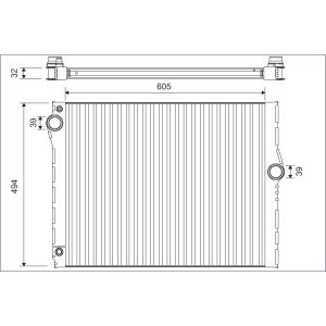 Radiateur moteur VALEO 701172