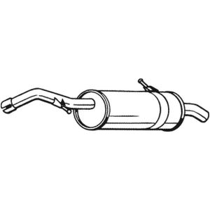 Takaäänenvaimennin BOSAL 135-117