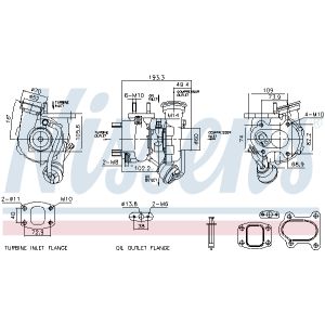 Turbocompresor NISSENS NIS 93784