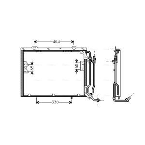 Condenseur (climatisation) AVA COOLING MSA5279