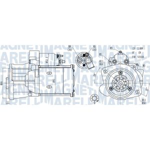 Startmotor / Starter MAGNETI MARELLI 063721491010