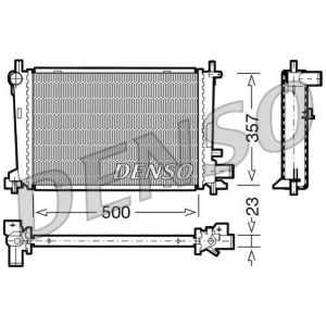 Radiador de motor DENSO DRM10038