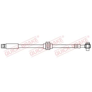 Flexible de frein QUICK BRAKE 50.204X