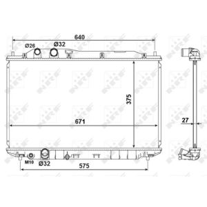 Kühler, Motorkühlung NRF 53186